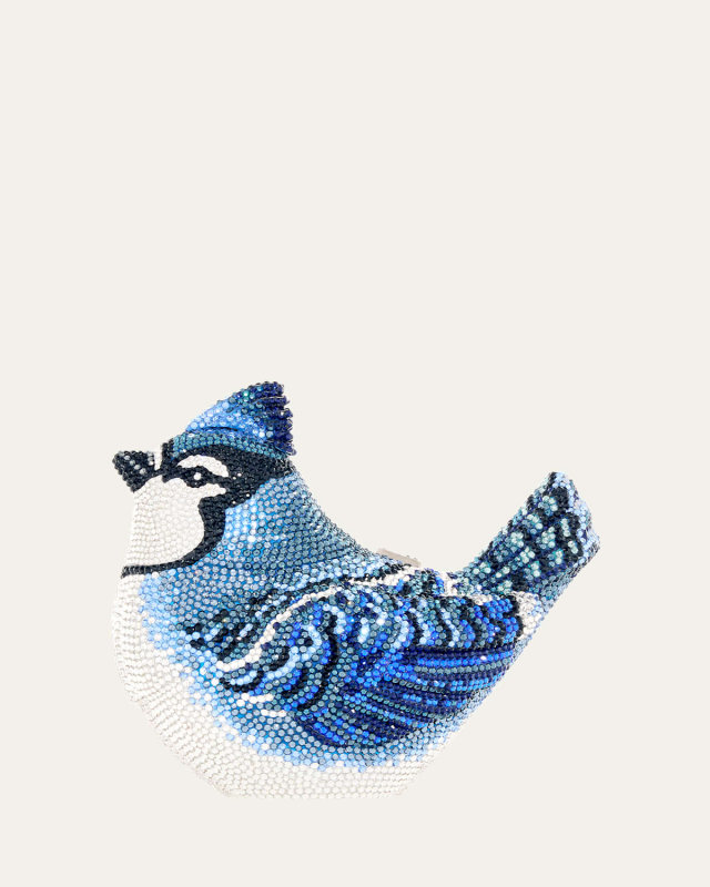 Blue Jay Bird Minaudiere